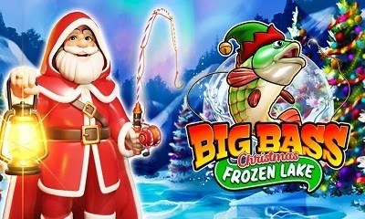 Big Bass Christmas Frozen Lake